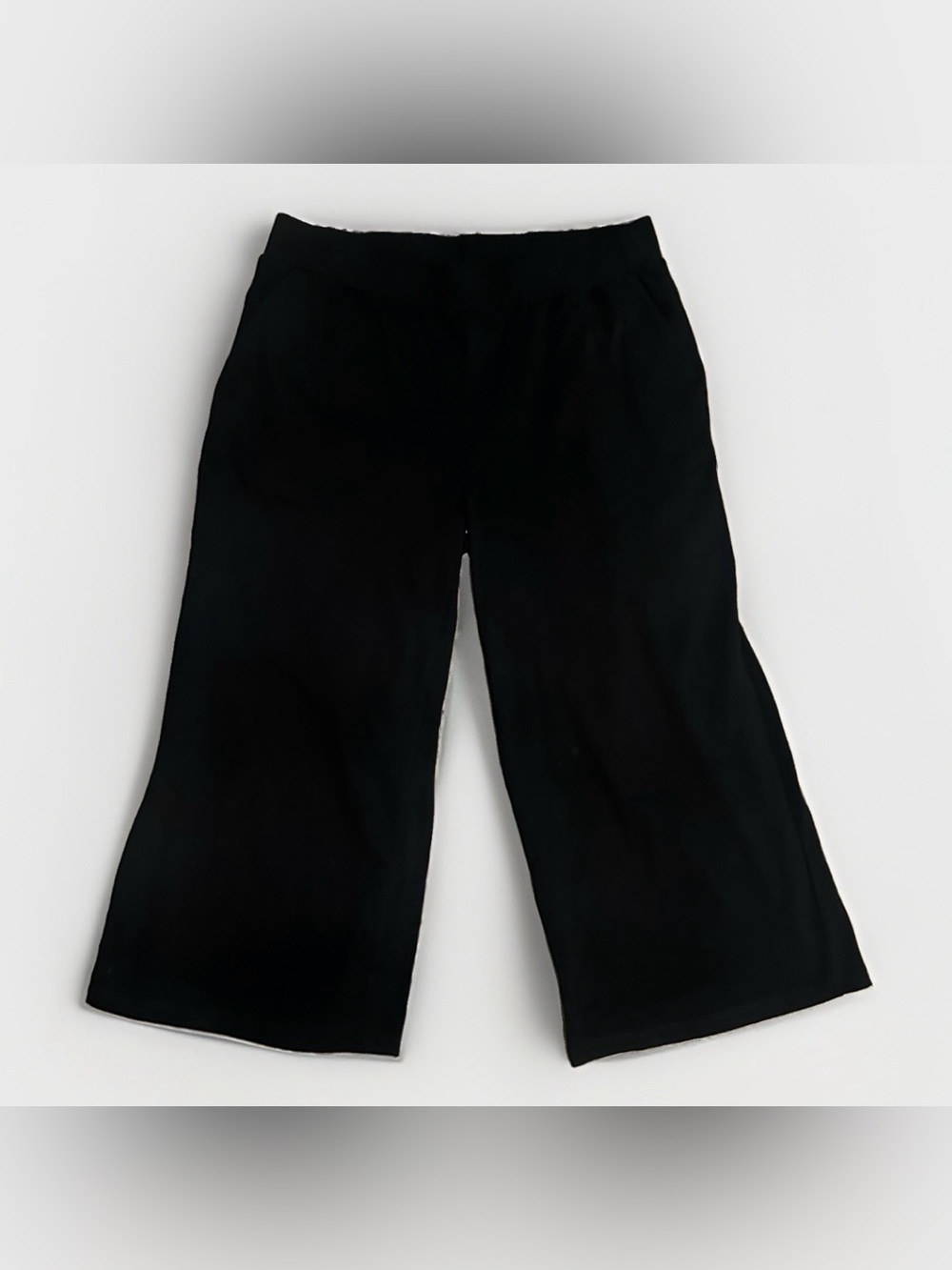 Eileen Fisher Women’s Cotton Stretch Cropped Flare Pants Petite Large PL Summer